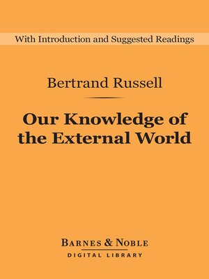 cover image of Our Knowledge of the External World